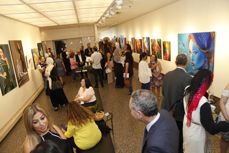 Opening of Nina Taher's Solo Exhibition 'Woman'